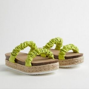 8 WW • Torrid • Double Band Espadrille Platform Slide - Extra Wide Width